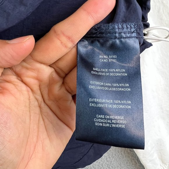 Vintage Tommy Hilfiger 1/4 Zip Pullover Hooded Windbreaker small - Picture 9 of 10